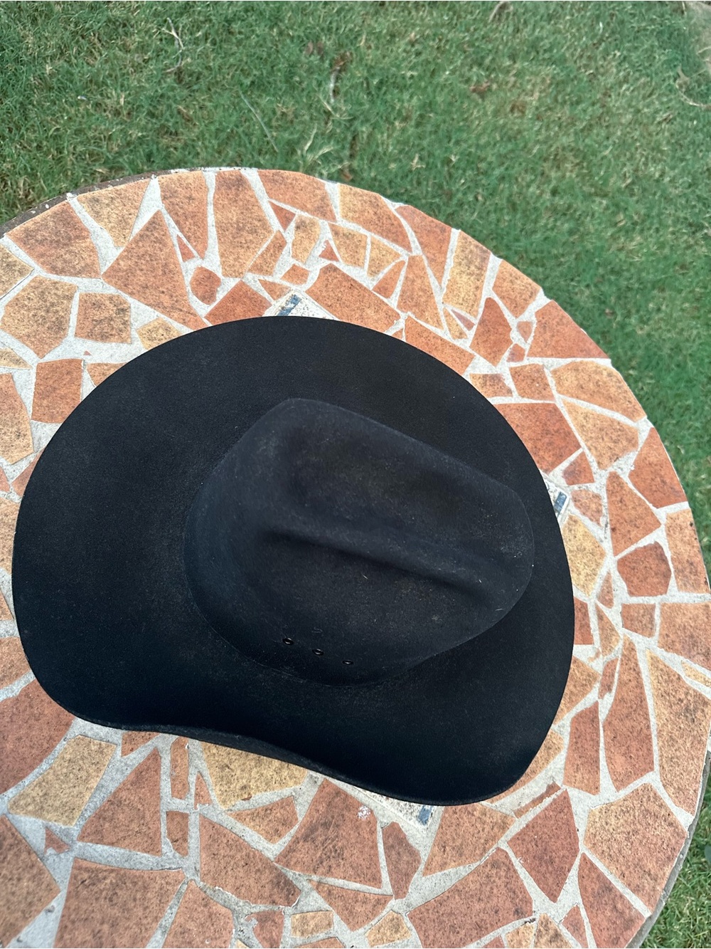 Vintage summit brand cowboy Black Felt Western Hat - Men